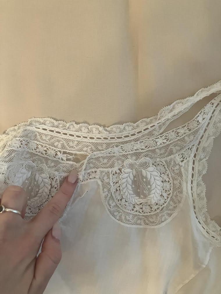 Vintage Edwardian Lace Blouse (Circa Early 1900s)