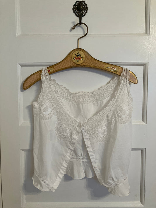 Vintage Edwardian Lace Blouse (Circa Early 1900s)