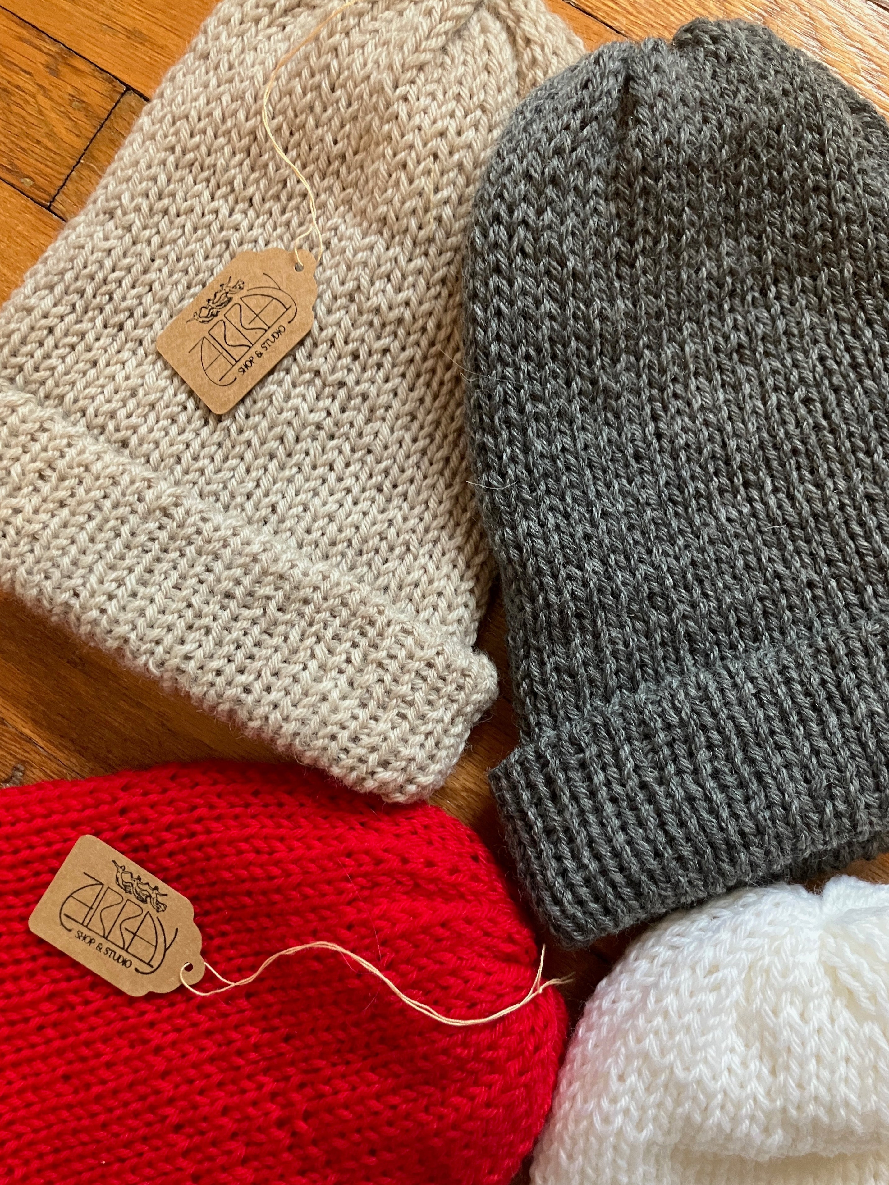 Array Studio Knit Beanie - 100% Wool – Array Shop & Studio display picture 1