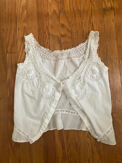 Vintage Edwardian Lace Blouse (Circa Early 1900s)