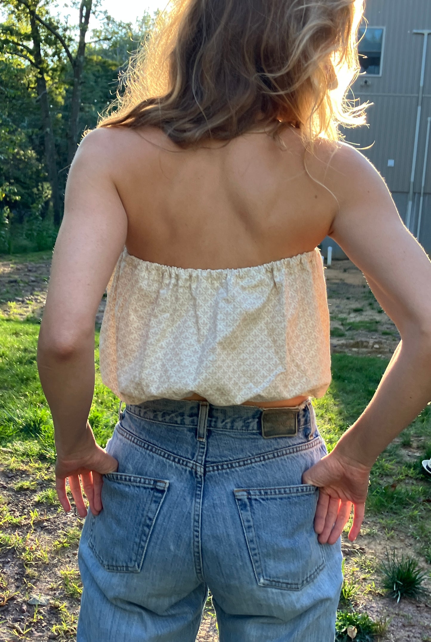 Array Studio Bubble Top – Handmade, One Size, Stretch Fit