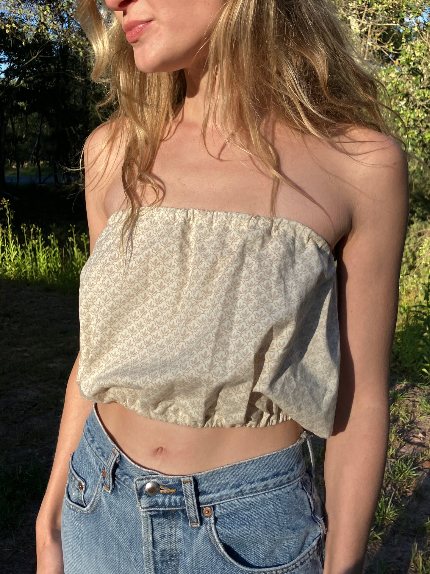 Array Studio Bubble Top – Handmade, One Size, Stretch Fit