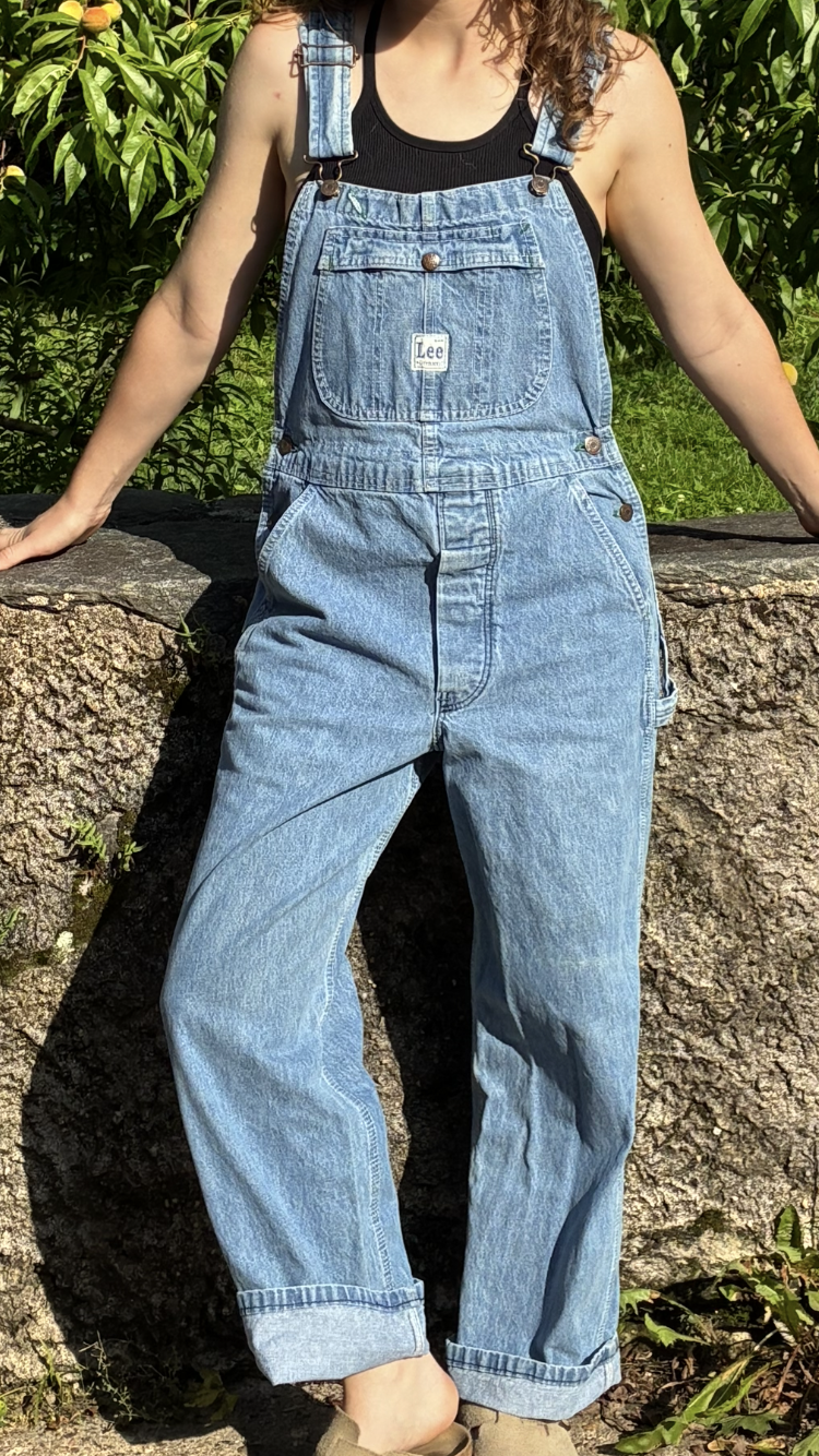 Blue Vintage Lee Denim Overalls