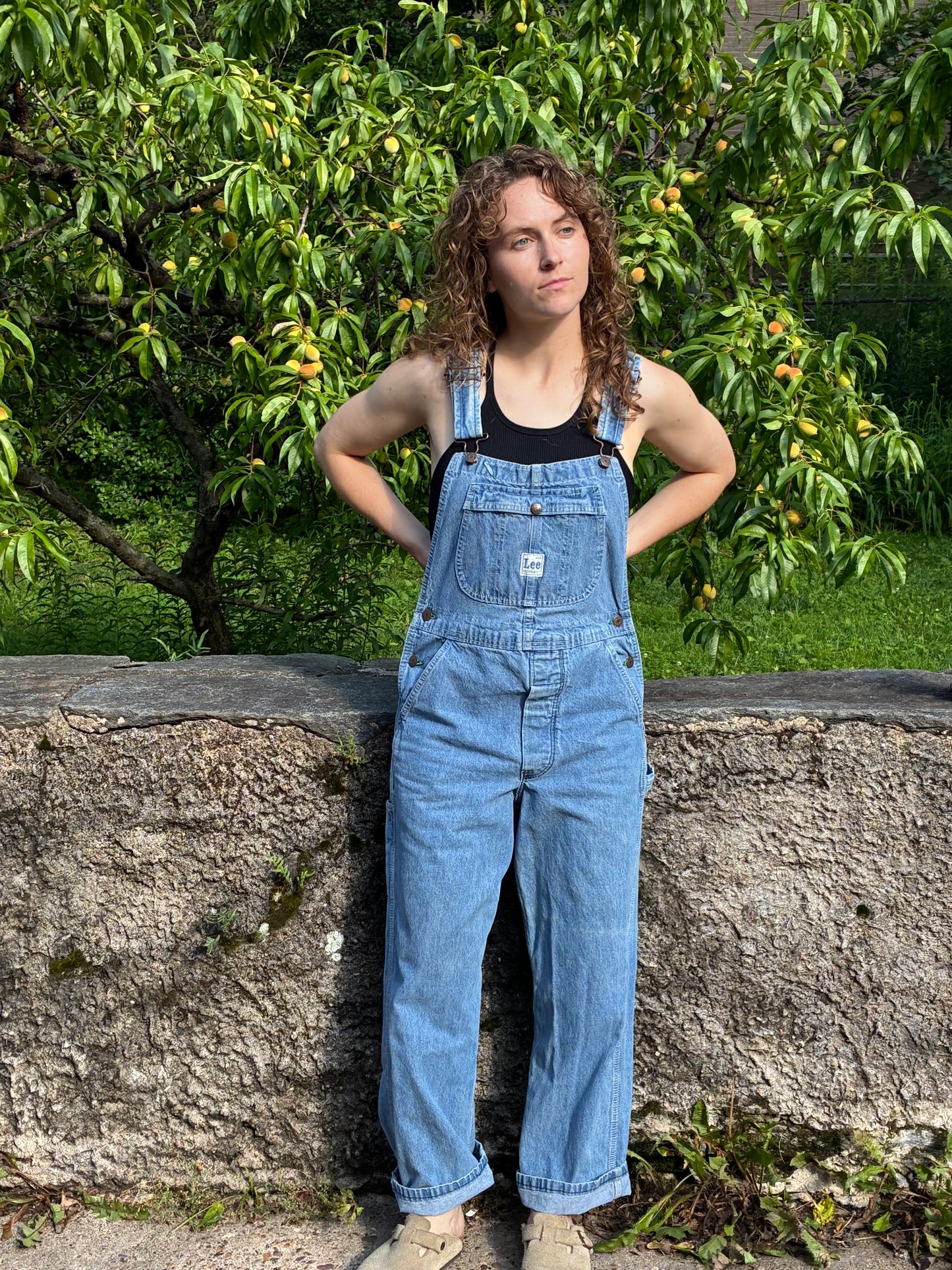 Blue Vintage Lee Denim Overalls